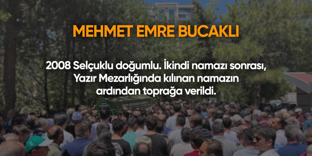 Konya'da bugün vefat edenler | 27 Mayıs 2025 2